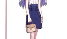 动漫百合美女,动漫中的绝美少女风采